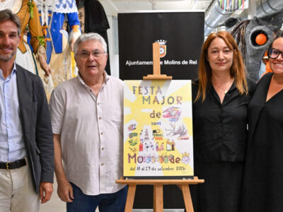 Míriam Cano, pregonera de la Festa Major de Sant Miquel 2026 i Miquel Pahissa n’ha creat el cartell